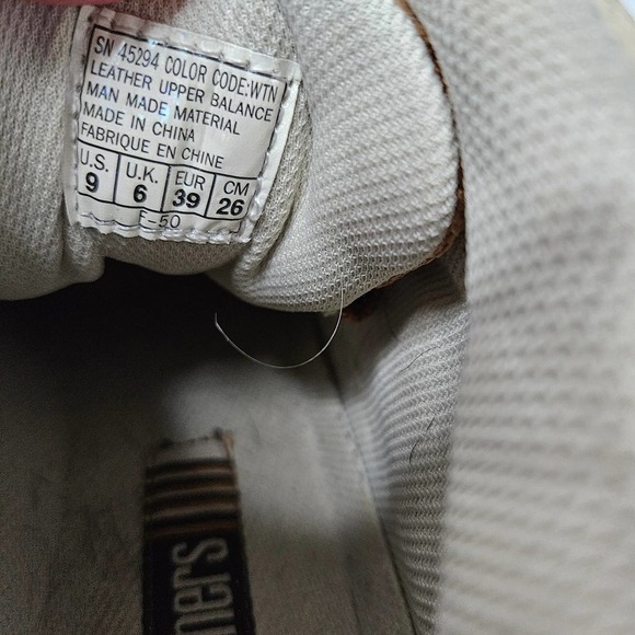 Y2K Skechers‎ Lug Sole Work Boots Women's 9 Tan Natural Chunky 90s Shoes - Picture 11 of 12